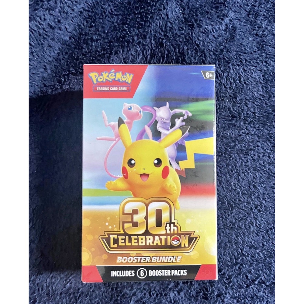 Pokemon 30th Anniversary Booster Bundle New Sealed